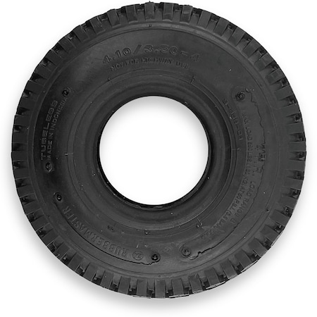 Rubbermaster 4.10/3.50-4 Stud 4 Ply Tubeless Low Speed Tire 450021